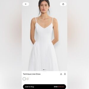 Wilfred Technique Linen Dress – Aritz